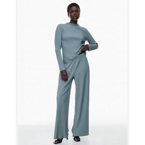 Babaton Aritzia Lincoln High Rise Wide Leg Pleated Pant